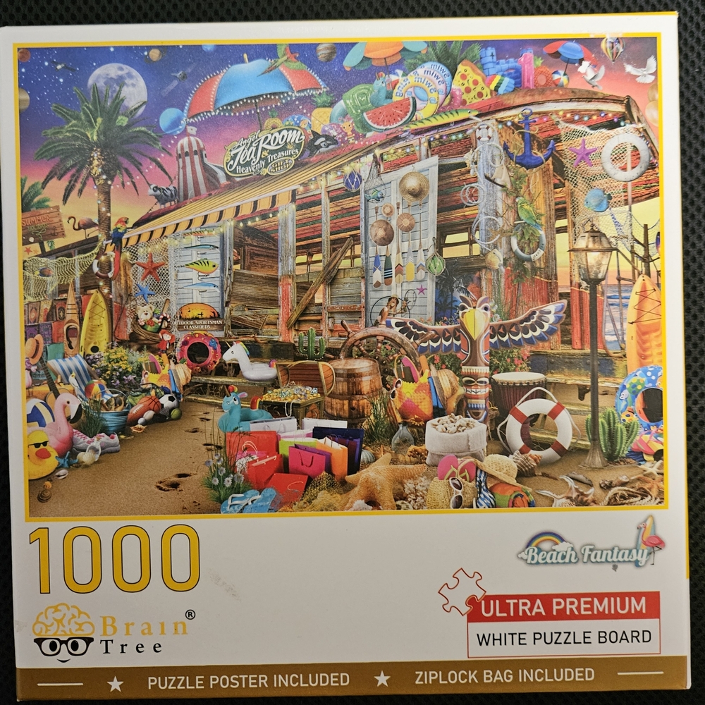 NWT Brain Tree Beach Fantasy Puzzle - 1000 Pieces